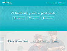 Tablet Screenshot of northcare.com.au
